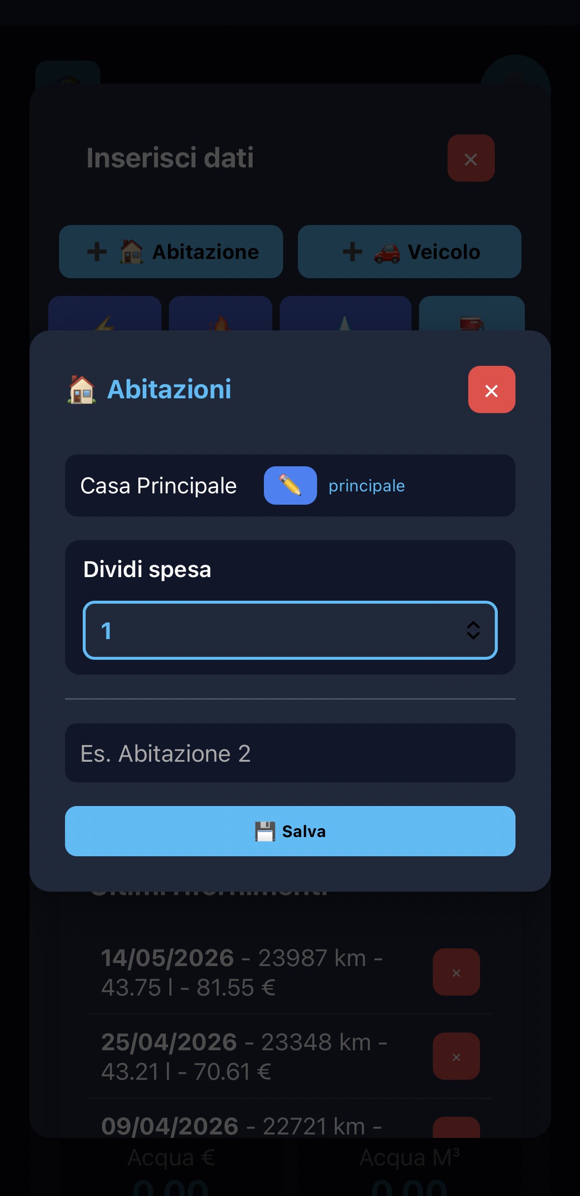 Dividi spese